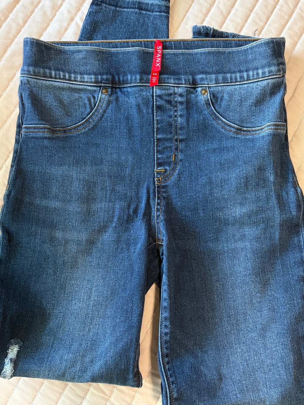 Spanx Women’s s Indigo Blue Denim leggings